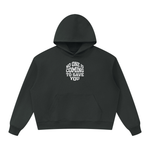 NO ONE IS COMING | Unisex Oversized Heavyweight Hoodie thumbnail 1